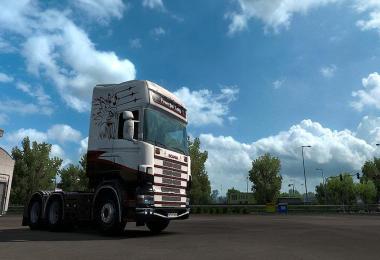 Scania R4 By RJL Powerful Lady Skin 1.32