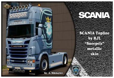 Scania Sneepels Metallic Skin v1.1