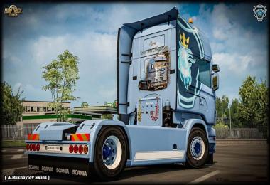 Scania Sneepels Metallic Skin v1.1