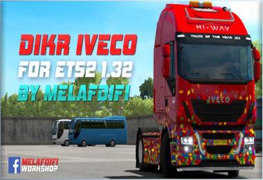 Skin Dikor Iveco Hi-Way For ETS2 1.32