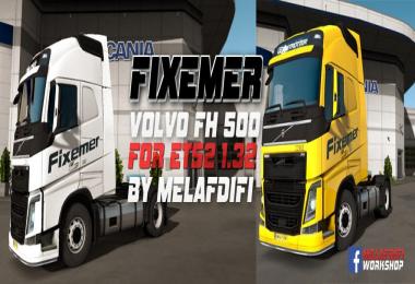 Skin Volvo FH 500 - FIXEMER V1 & V2 & v3.0