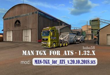 Truck MAN TGX in ATS 1.32.x