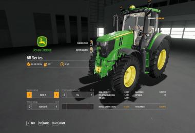 John Deere 6R with SeatCam v1.0.0.0