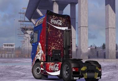 DAF XF Euro 6 Xmas Coca-Cola Edition Skin v1.0