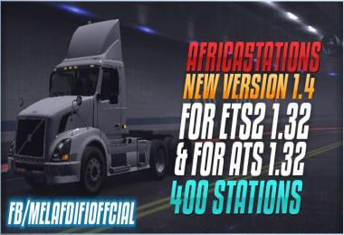 Africa Stations v1.4 For ETS2 and ATS 1.32