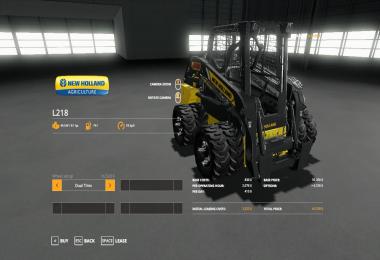 Duallies for L218 SkidLoader v1.0