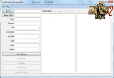 ETS2 Savegame Editor v1.1 1.32.x