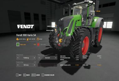 Fendt 900 Vario S4 Full option v1.0.0.1