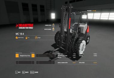 Forklift Duallies & Weighted Duallies v1.0