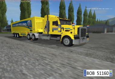 Truck + trailer Yellow New Holland BY BOB51160 v1.1