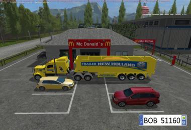 Truck + trailer Yellow New Holland BY BOB51160 v1.1