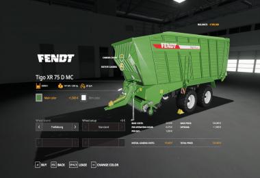 FS19 Fendt Tigo XR 75 v1.0