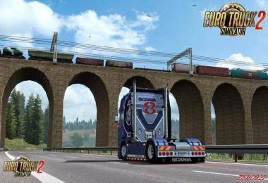 Scania S&R Light Blue Griffin Metallic v1.1