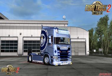 Scania S&R Light Blue Griffin Metallic v1.1