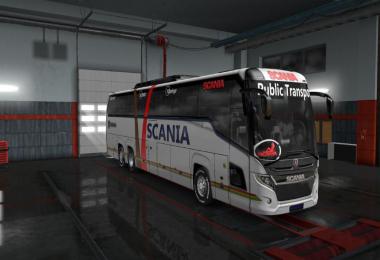 Scania Touring bus with passenger supported v3.0