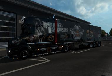 Skin Scania T Longline Harley Davidson 1.33