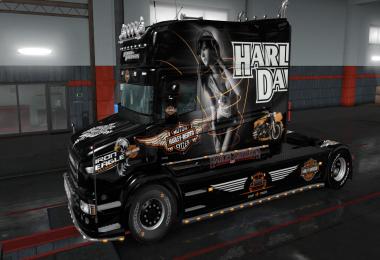 Skin Scania T Longline Harley Davidson 1.33