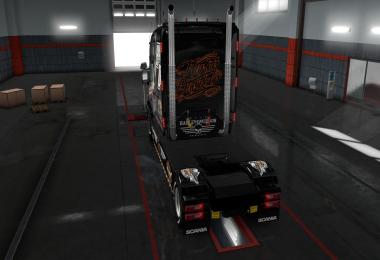 Skin Scania T Longline Harley Davidson 1.33