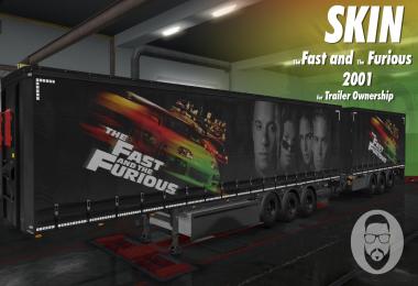 Skin The Fast and The Furious (2001) for Trailer Ownership v1.0