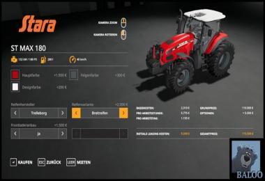 ST MAX 180 with FRONT LOADER v1.0