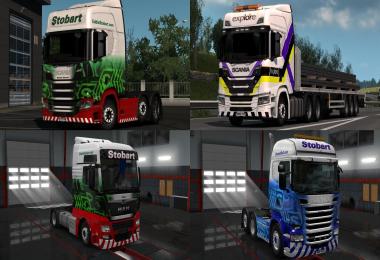 Stobart Group Truck Skins v1.0