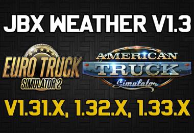 JBX Weather for ATS - ETS2 v1.3