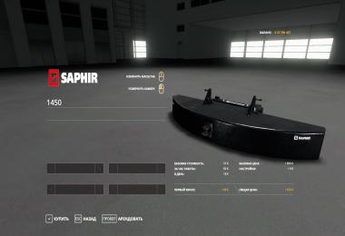 Saphir Weights Package v1.1.0.0