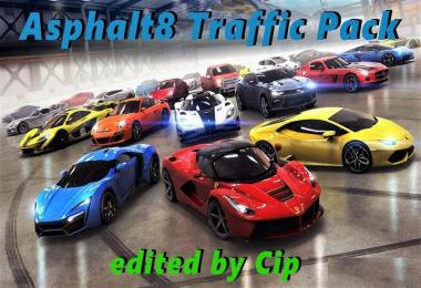 Asphalt 8 Traffic Pack ETS2 1.33 edit by Cip + Sounds