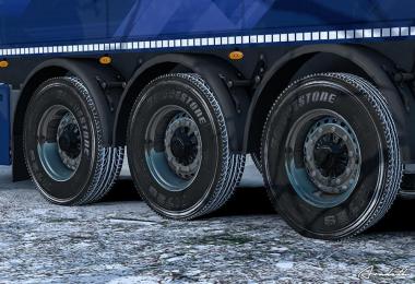 Bridgestone Snowy Truck/Trailer Tires v1.1