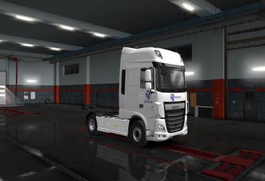 DAF XF E6 - Skin Geodis - ETS2 1.33 