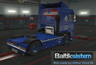 DAF XF105 Baltik Sistem skin v1.2