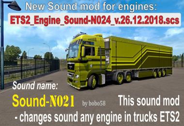 Engine Sound N024 ETS2 1.33.x