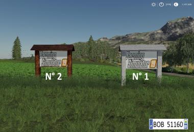 Farming Simulator FS19 Panels v1.0