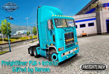 Freightliner FLB + Interior v2.0.5 Edit by Harven 1.33.x