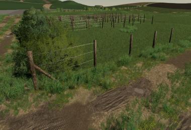 FS19 Barbed Wire Fence Kit v1.0.0.0