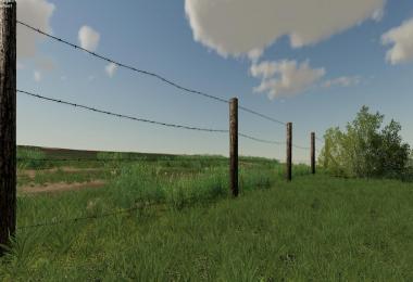 FS19 Barbed Wire Fence Kit v1.0.0.0