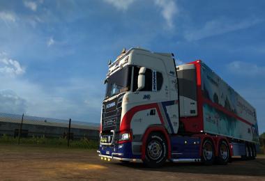 JNE LIVERY SKIN FOR SCANIA S 1.33.x