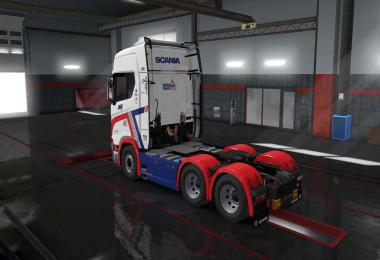 JNE LIVERY SKIN FOR SCANIA S 1.33.x