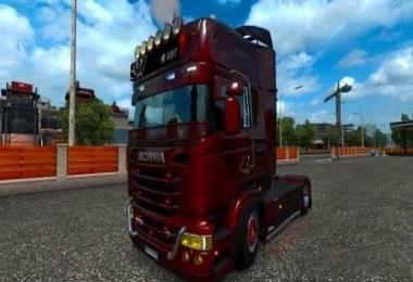 Lightbox V8 Black White for Scania RJL v1.0