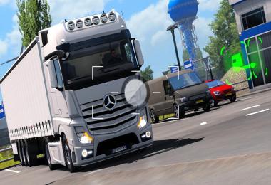 Mercedes Benz Actros MP4 Angel Headlight v1.0