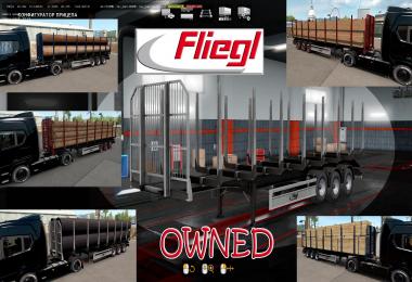 Ownable log trailer Fliegl 1.33.x