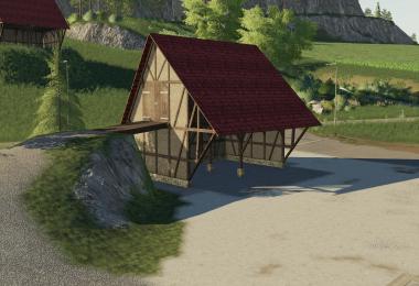 Placeable half-timbered barn v1.0