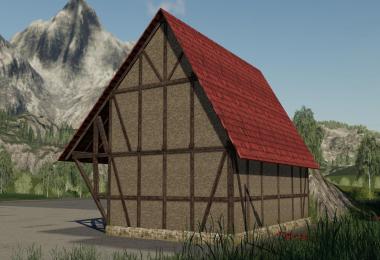 Placeable half-timbered barn v1.0