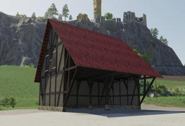 Placeable half-timbered barn v1.0