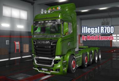 Scania R700 illegal v1.33.2 Reworked By Mehdi Zarnevis