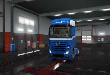 Skin - BennTransport - Mercedes MP4 - ETS2 1.33.x