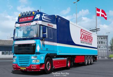 Skin D.van der Molen SCANDIFRESH for DAF XF105 by Vad&k 1.33.x