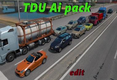 TDU Traffic Pack ETS2 1.33.x edit by Cip + Sounds