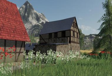 Timberframe House With Shed v1.0