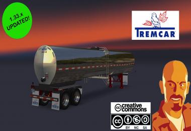 TREMCAR MILK TANKER TRAILER REWORKED ATS 1.33.x